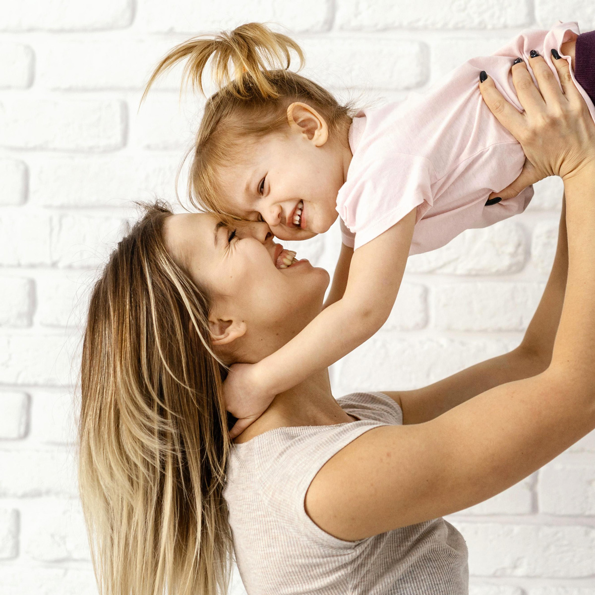 Baby olio mamma e bimbo